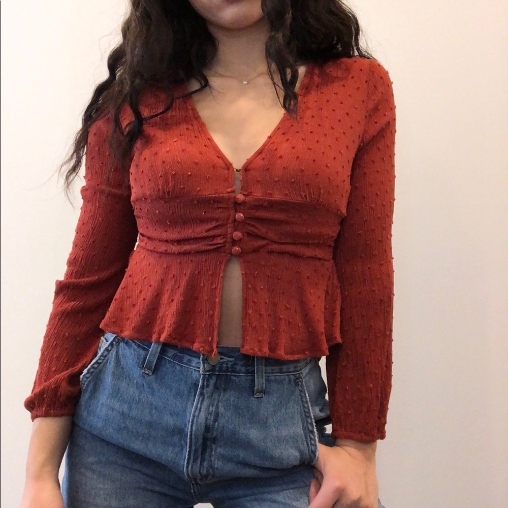 Cropped Blouse - Picture 1 of 9